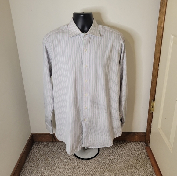 Brooks Brothers Men's Casual Button Down - Size (16.5) - Excellent Condition - Picture 1 of 4